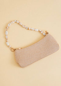 BILLINI JAMIE SHOULDER BAG - NATURAL RAFFIA