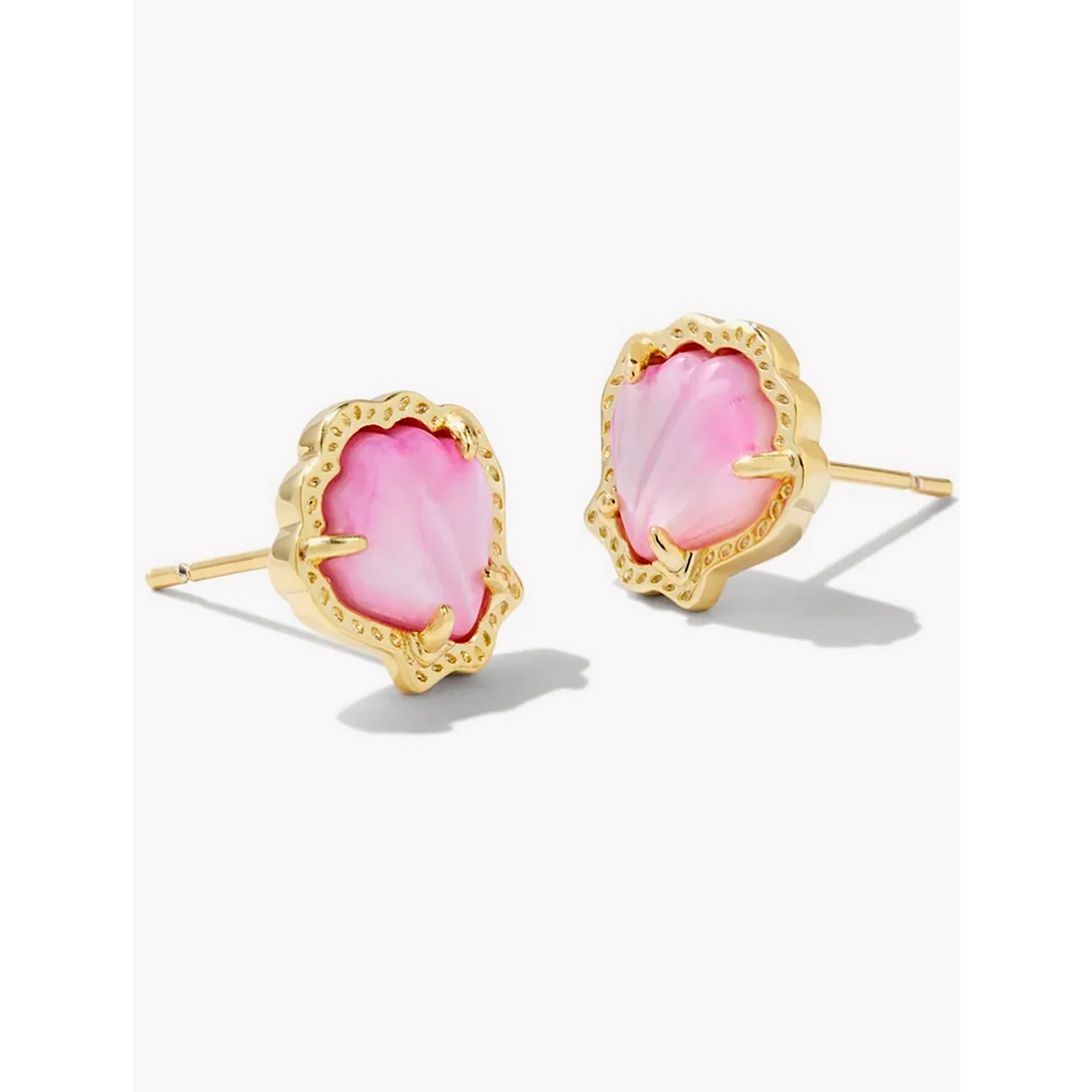 KENDRA SCOTT BRYNNE SHELL STUD EARRINGS