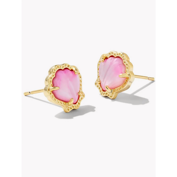 KENDRA SCOTT BRYNNE SHELL STUD EARRINGS