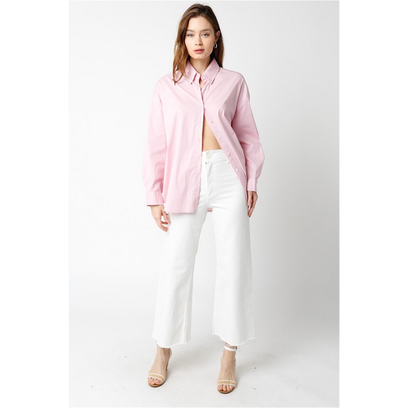 LIVING LIFE BUTTON DOWN TOP