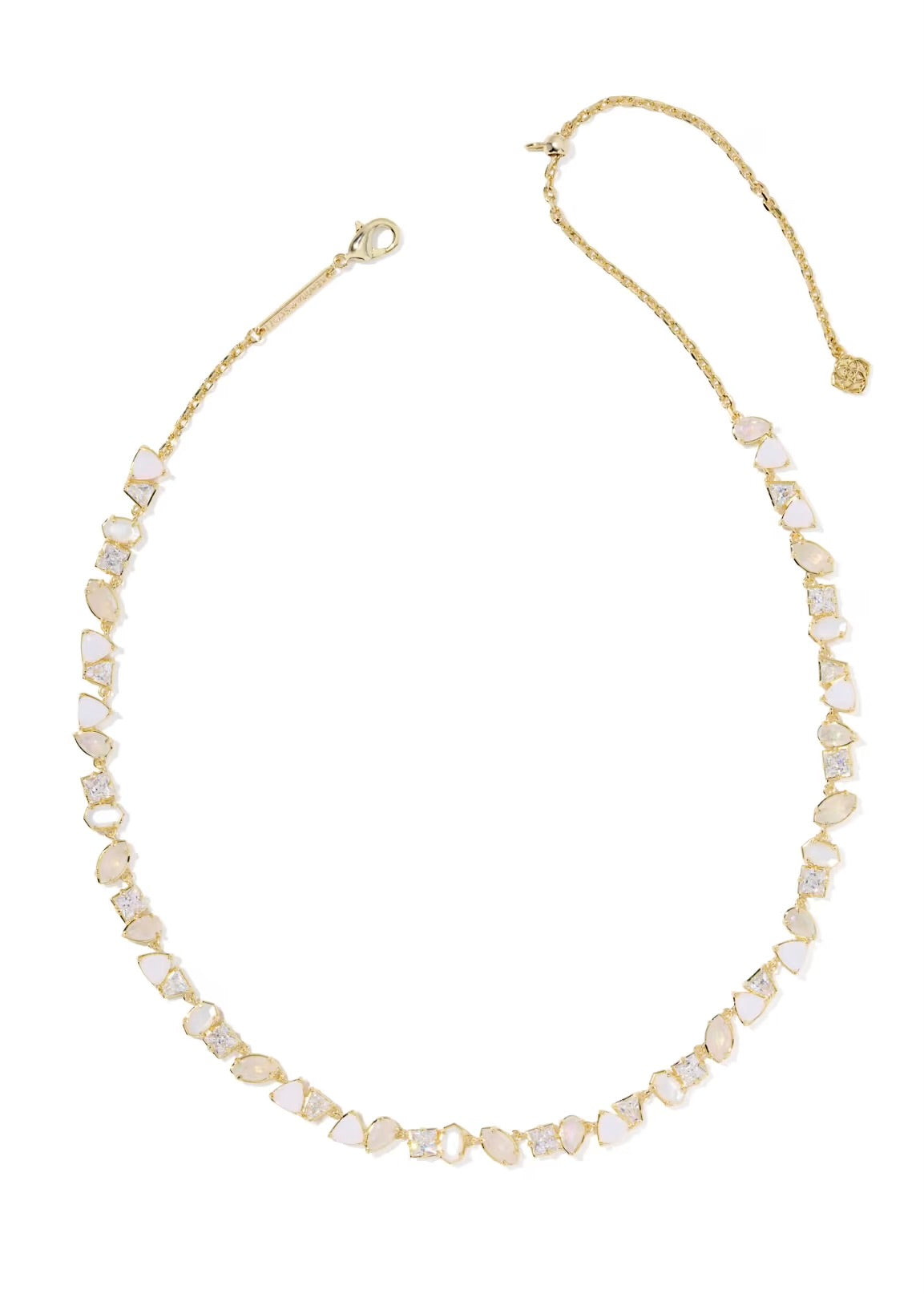 KENDRA SCOTT ISABELLE GOLD TENNIS NECKLACE