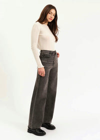 DAZE DENIM FAR OUT HIGH RISE IN MILKY WAY