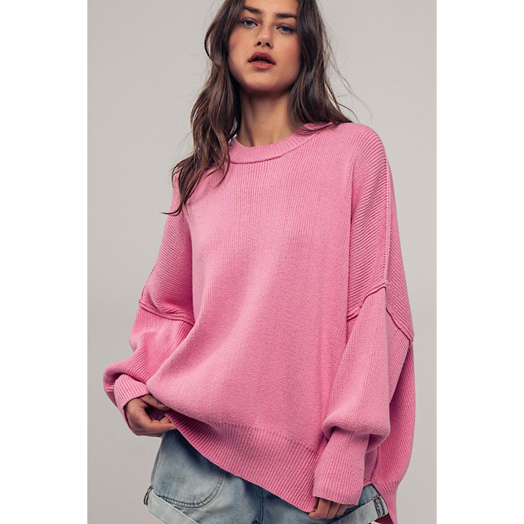 ALL YOURS SWEATER - PINK