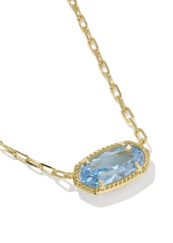 KENDRA SCOTT ELISA LUXE SHORT PENDANT NECKLACE