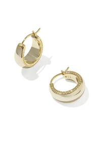 KENDRA SCOTT GABRIELLA SET OF 2 HUGGIE EARRINGS