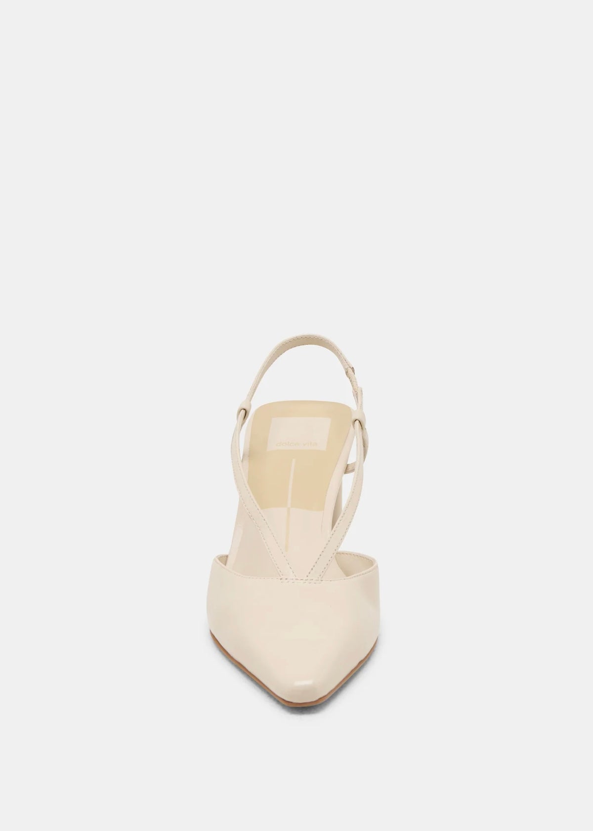 DOLCE VITA GINAY HEELS BONE LEATHER