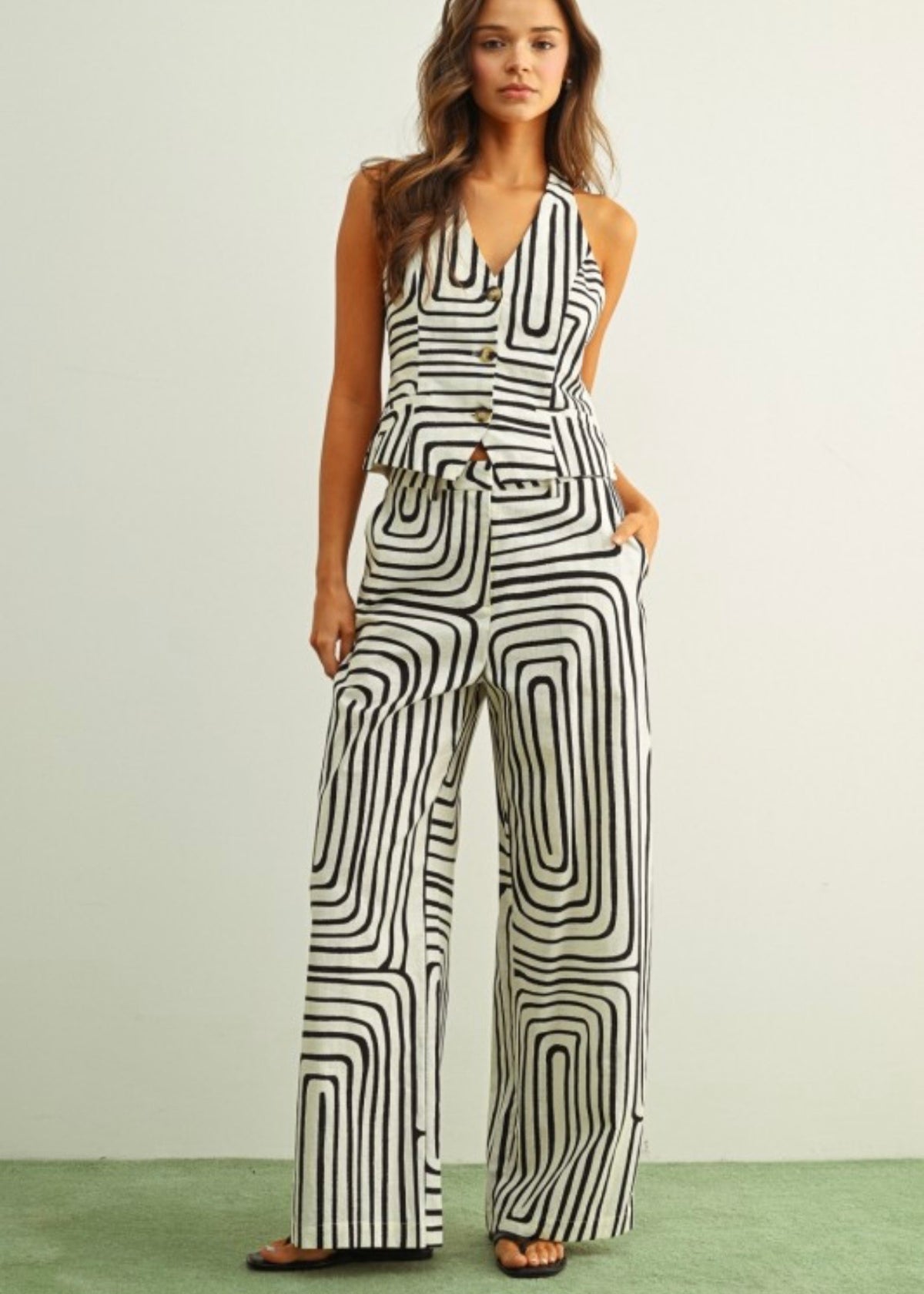 OFF THE GRID WIDE LEG TROUSERS