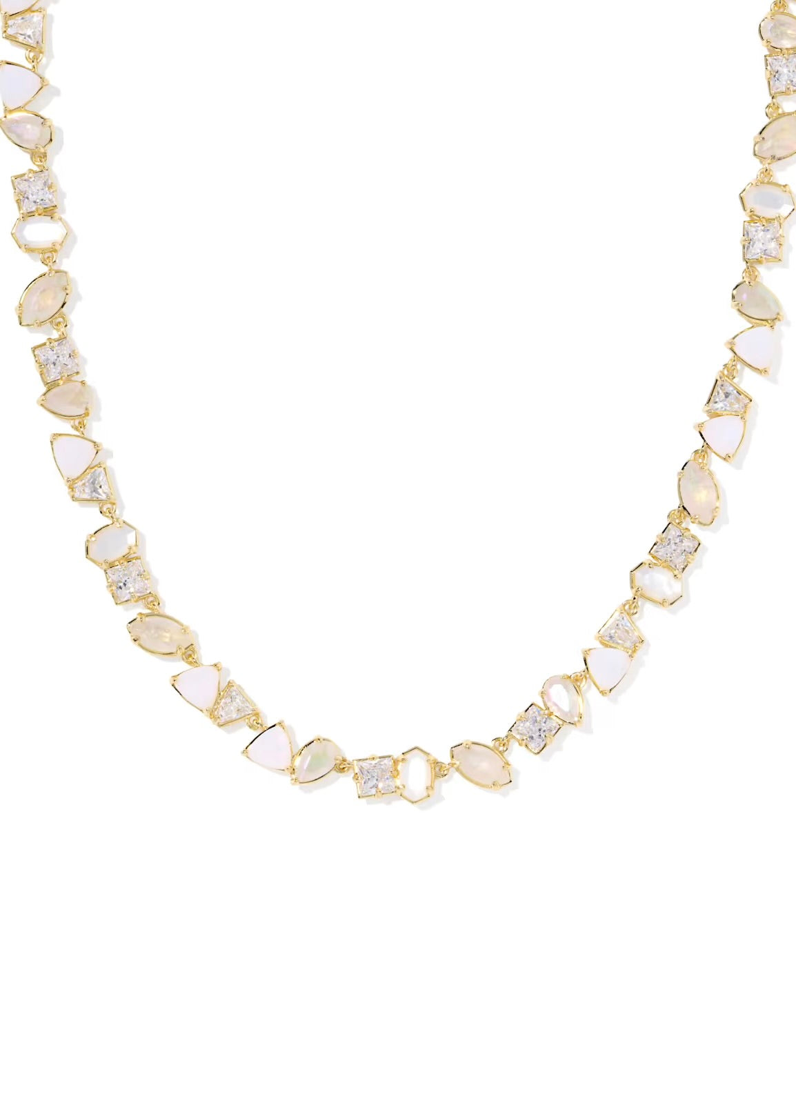 KENDRA SCOTT ISABELLE GOLD TENNIS NECKLACE