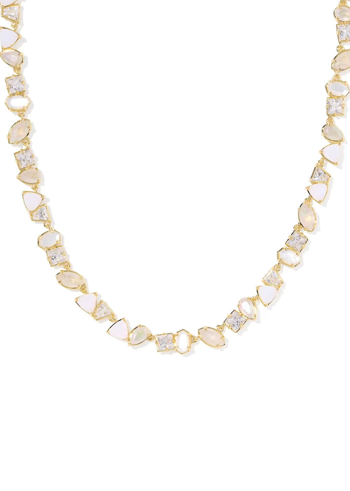KENDRA SCOTT ISABELLE GOLD TENNIS NECKLACE