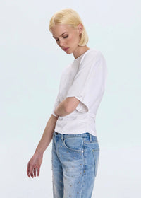 PISTOLA VERONICA KIMONO SLEEVE FITTED TEE - LE BLANC