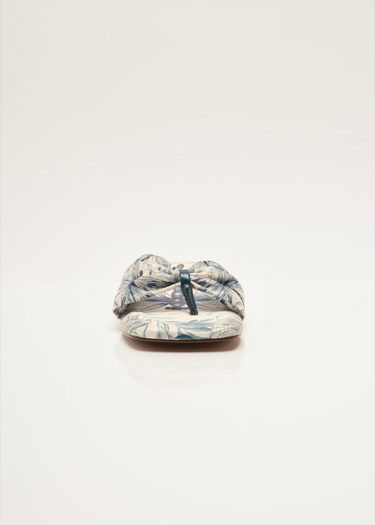 FREE PEOPLE TIA RUCHED PRINTED SANDALS - DRAGONFLY BANDANA