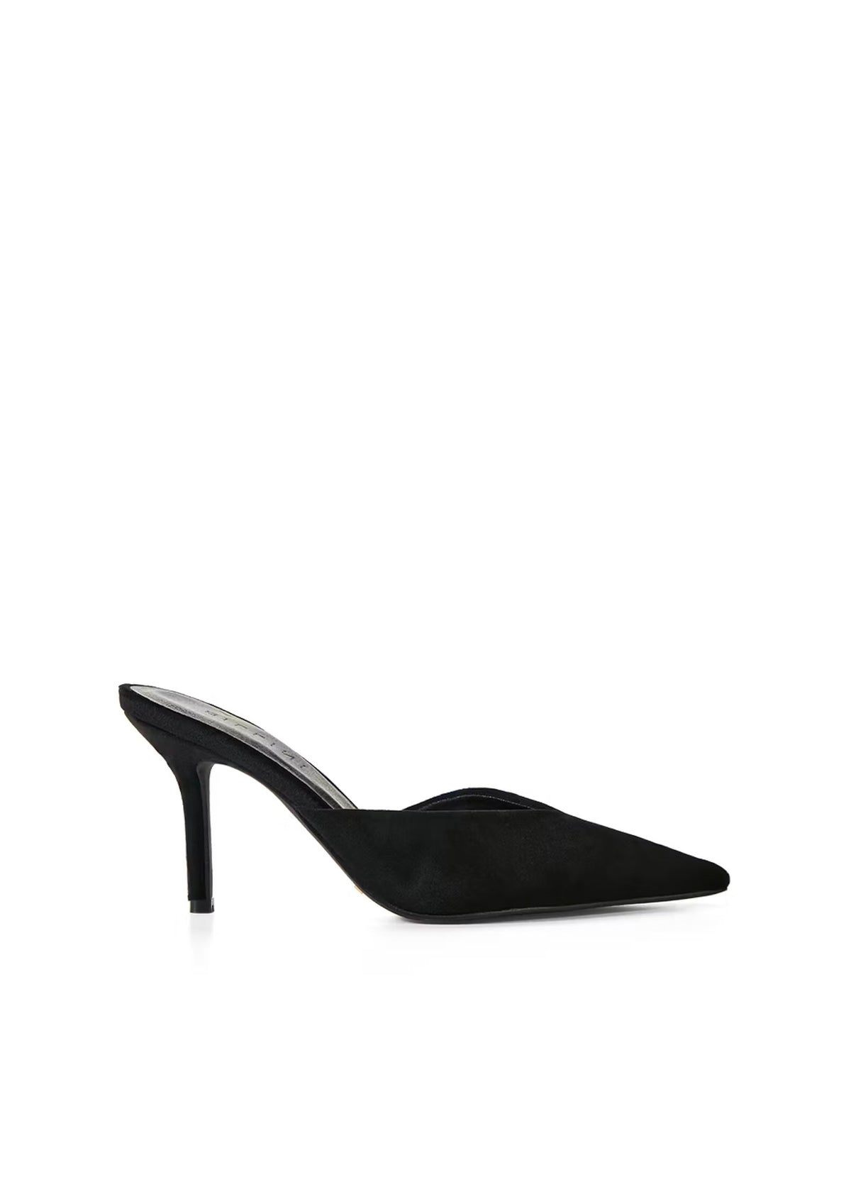 BILLINI KAREY KITTEN HEEL - BLACK VELVET
