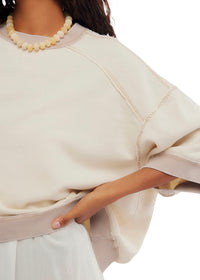 FREE PEOPLE EVERYTHING PULLOVER - NILLA CREAM