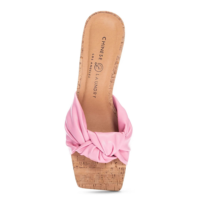 CHINESE LAUNDRY YVONNA BLOCK HEEL - PINK