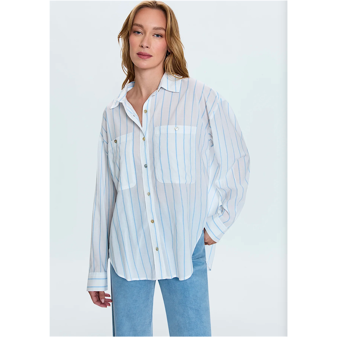 PISTOLA SAMANTHA SHIRT - FROST STRIPE