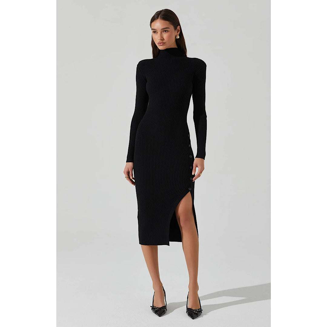 ASTR THE LABEL SORYN SWEATER MIDI DRESS