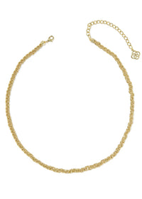 KENDRA SCOTT GABRIELLA BRAIDED CHAIN NECKLACE - GOLD