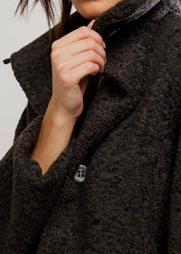 FREE PEOPLE SOFTEST TOUCH JACKET - CHARCOAL GREY