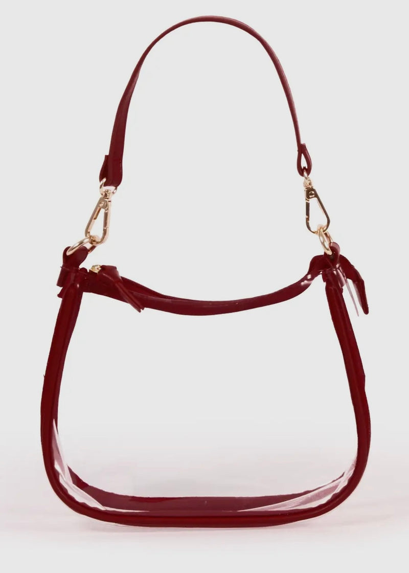 CLEAR SHOULDER PURSE