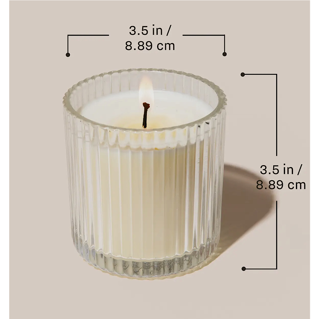 LOVE YOU FLUTED 11 OZ CANDLE
