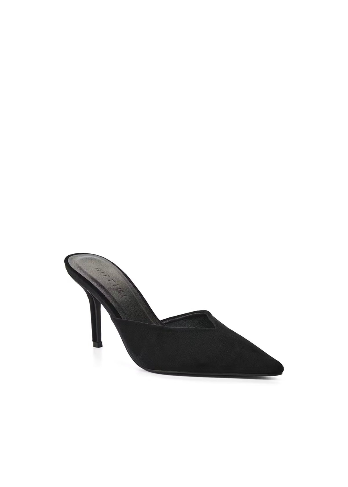 BILLINI KAREY KITTEN HEEL - BLACK VELVET
