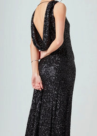LIVING LARGE SEQUIN MIDI DRESS