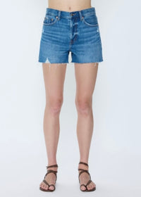 PISTOLA NOVA HIGH RISE CUT OFF SHORTS - CALLING