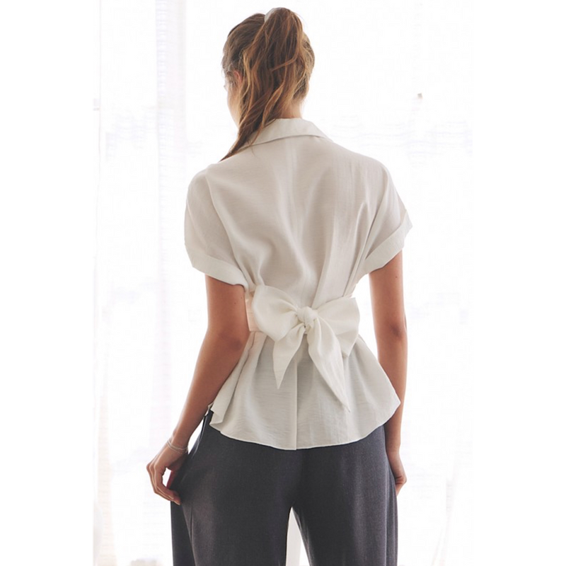 HEARTLESS BUTTON UP BLOUSE