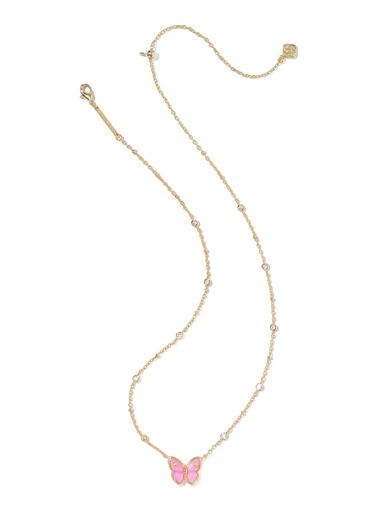 KENDRA SCOTT CAILEY BUTTERFLY SHORT PENDANT NECKLACE