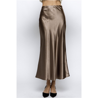 THE BETTY SATIN MIDI SKIRT