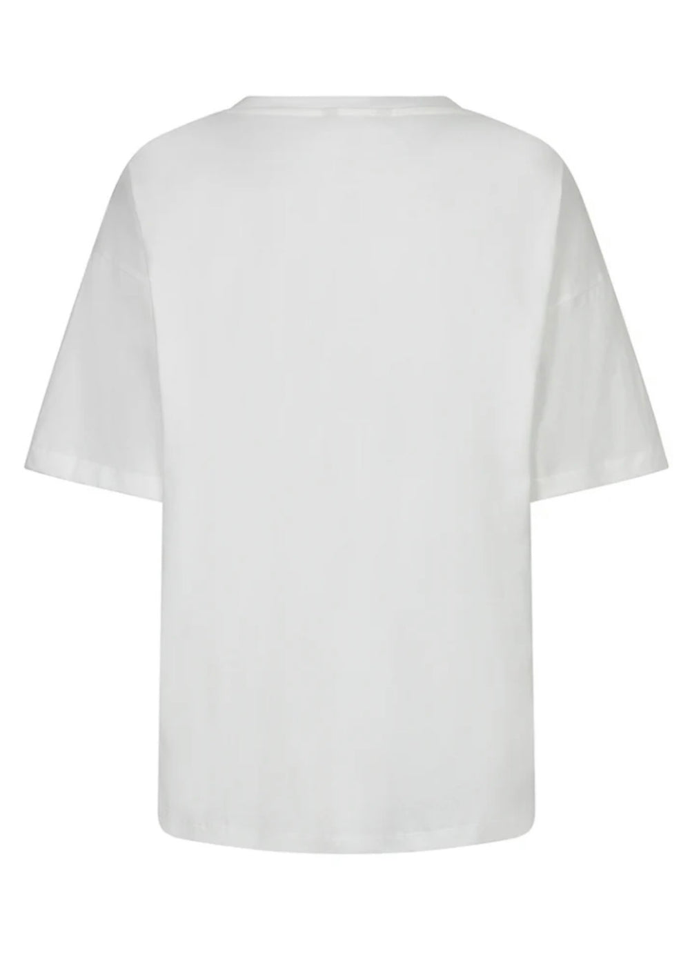ESQUALO ‘GALERIE’ T-SHIRT OFF WHITE/MERLOT