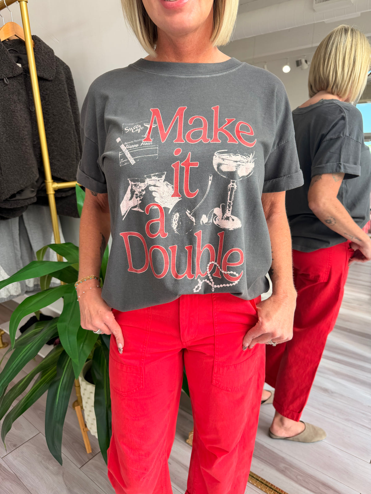 MAKE IT A DOUBLE GRAPHIC TEE