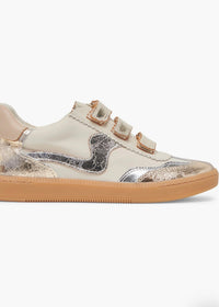 DOLCE VITA NOTICE VELCRO SNEAKER - SILVER/GOLD