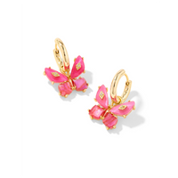 KENDRA SCOTT BIANCA BUTTERFLY HUGGIE EARRINGS