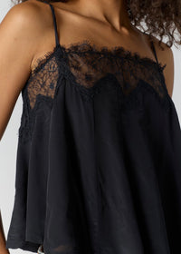 FREE PEOPLE MAKE ME YOURS CAMI - BLACK