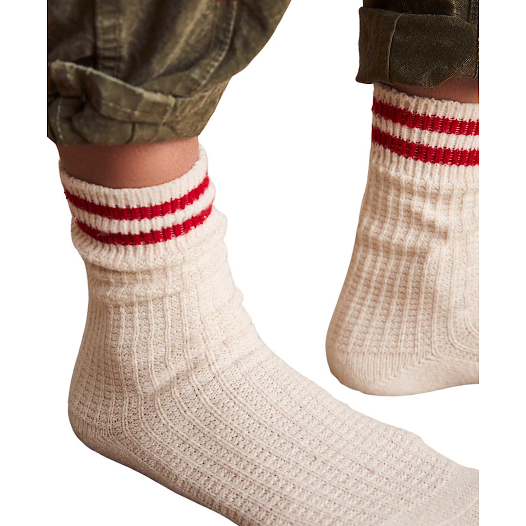 FREE PEOPLE JACKSON COZY STRIPE SOCKS