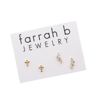 WING & A PRAYER STUD EARRINGS SET