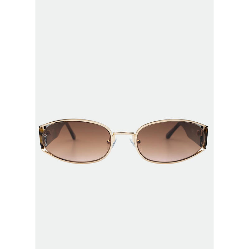 OTRA EYEWEAR POLLY SUNGLASSES - GOLD TORTOISESHELL