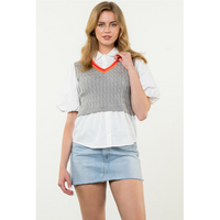 THE CATHERINE KNIT TOP