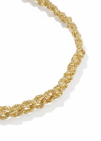 KENDRA SCOTT GABRIELLA BRAIDED CHAIN BRACELET - GOLD