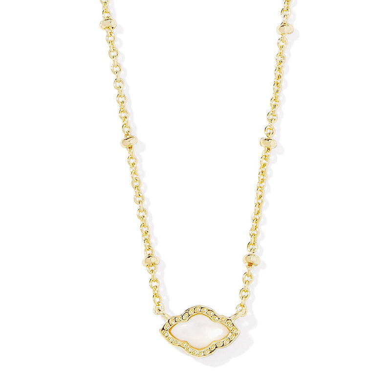 KENDRA SCOTT MINI ABBIE SATELLITE SHORT PENDANT