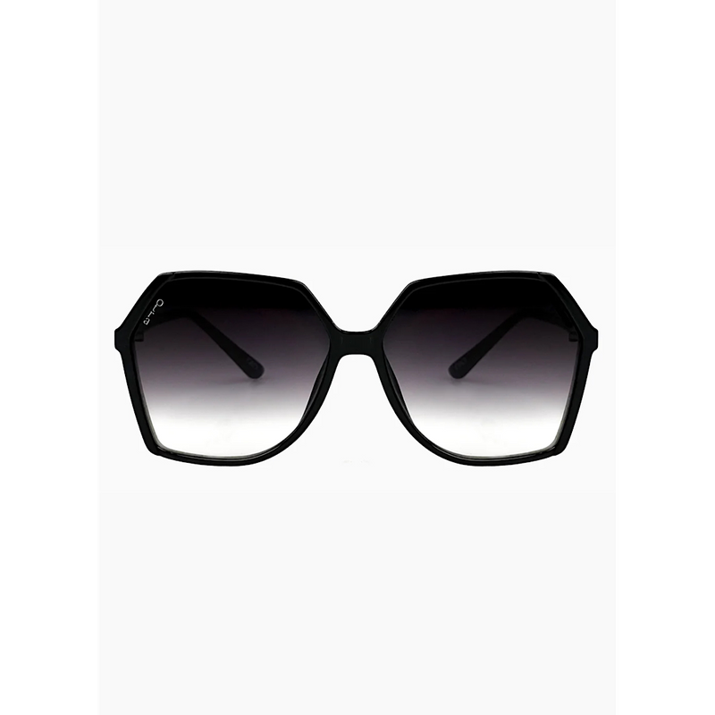 OTRA EYEWEAR VIRGO SUNGLASSES - BLACK/SMOKE FADE