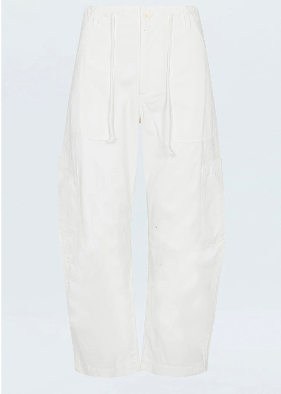PISTOLA SABRINA CURVED UTILITY PANTS - WHITE