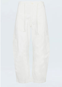 PISTOLA SABRINA CURVED UTILITY PANTS - WHITE
