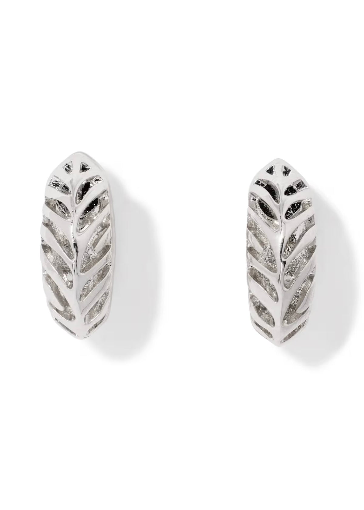 KENDRA SCOTT TIGER STRIPED MIKKI HUGGIE EARRINGS