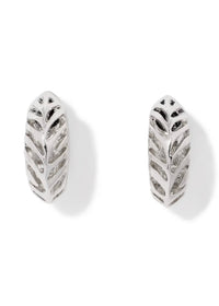KENDRA SCOTT TIGER STRIPED MIKKI HUGGIE EARRINGS