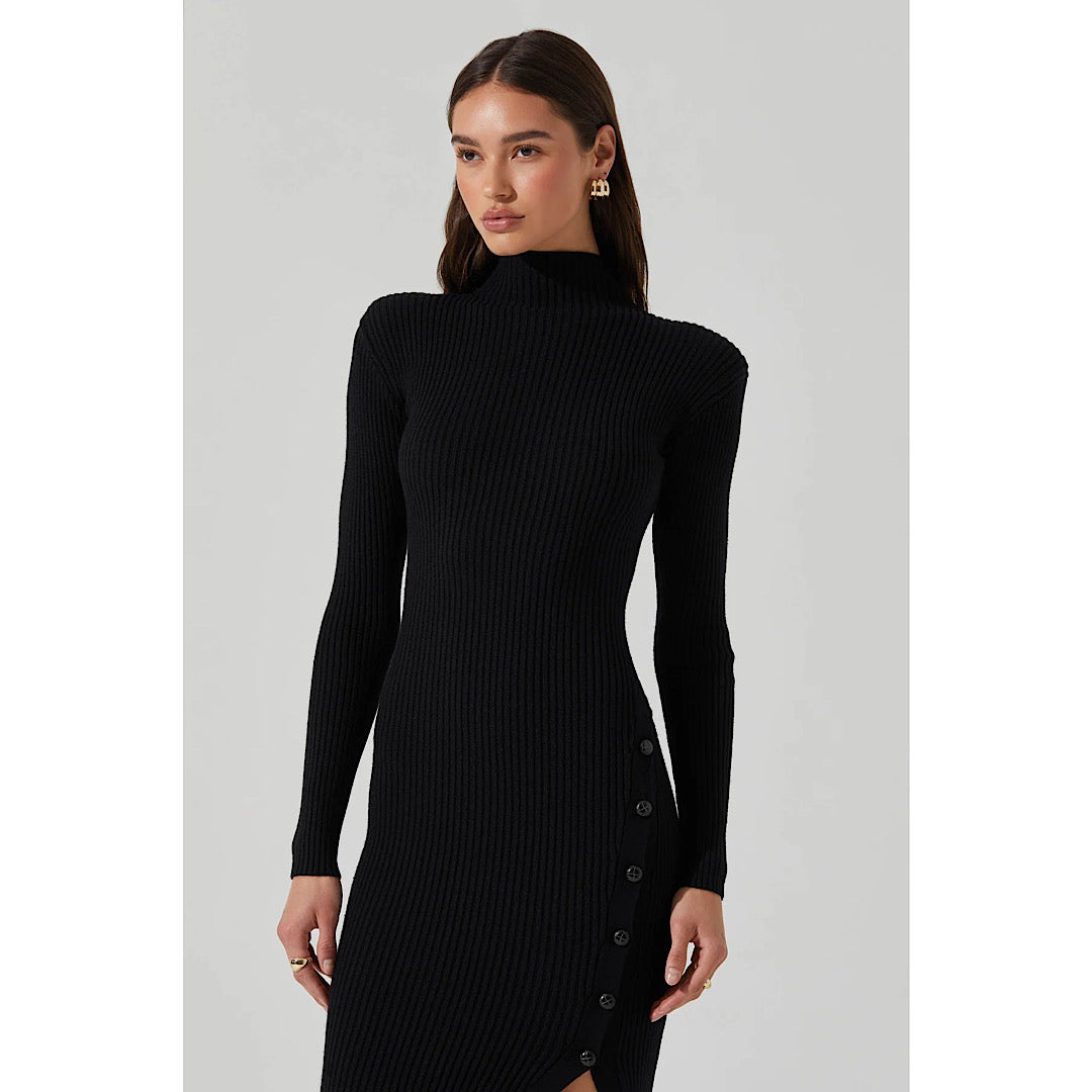 ASTR THE LABEL SORYN SWEATER MIDI DRESS