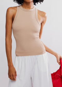 FREE PEOPLE MOVEMENT DYNAMITE TANK - SANDY