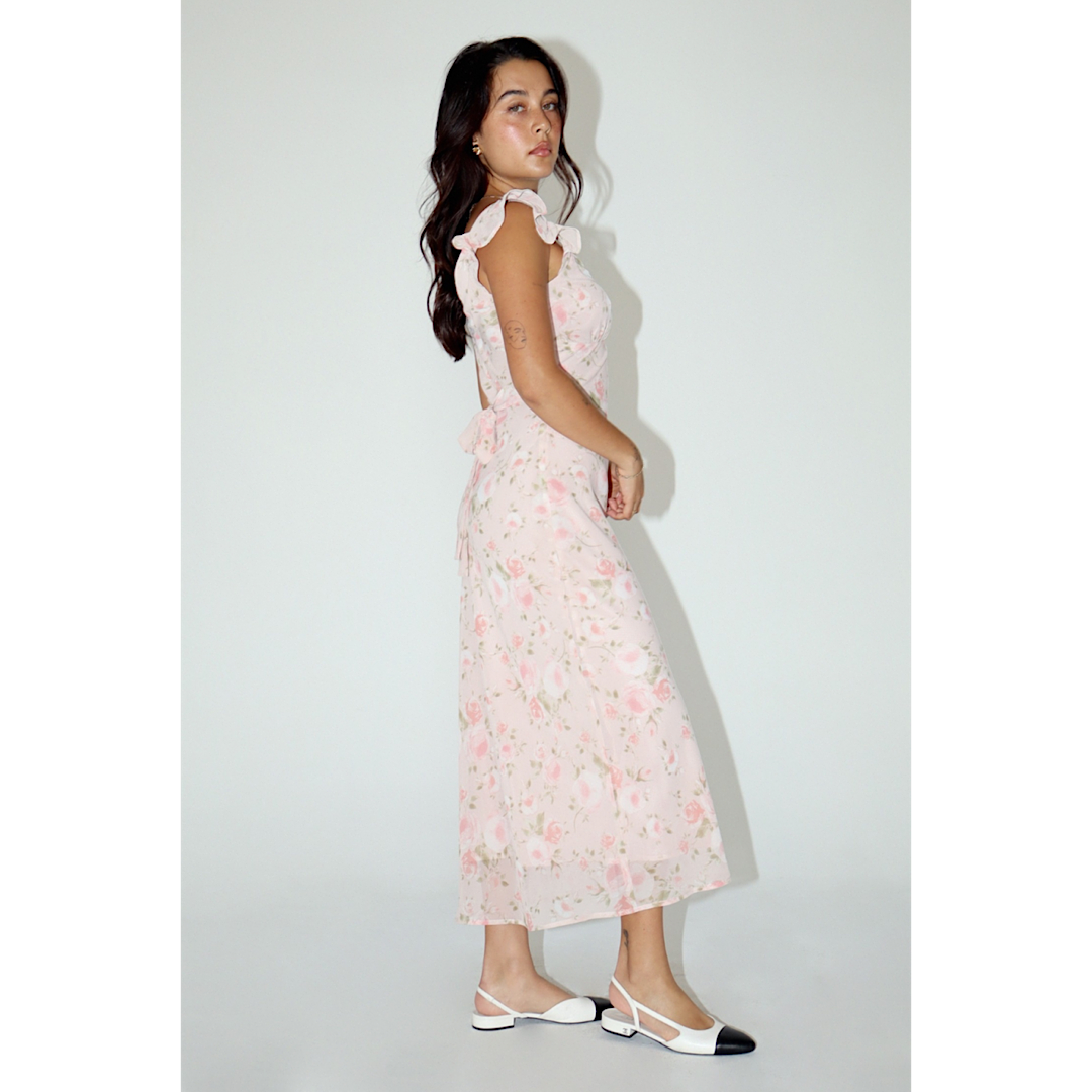 HOW DID IT END FLORAL MAXI DRESS