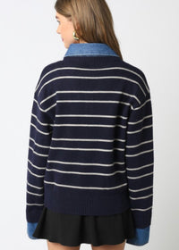 COME BACK TO ME STRIPED SWEATER